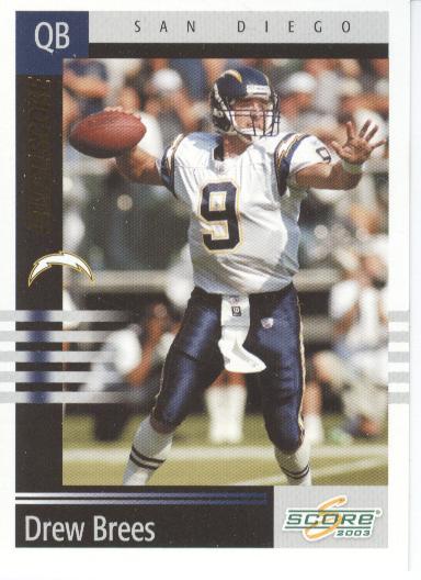 2003 Score Final Score #119 Drew Brees/8