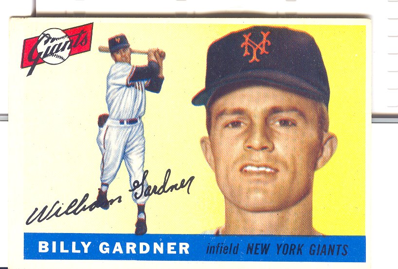 1955 Topps #27 Billy Gardner RC
