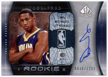 2005-06 SP Authentic #107 Danny Granger AU RC