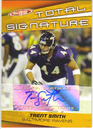 2005 Topps Total Signatures #TSTS Trent Smith B