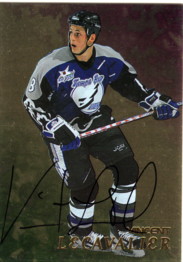 1998-99 Be A Player Autographs Gold #279 Vincent Lecavalier