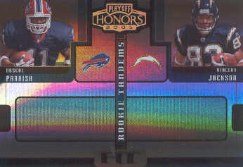 2005 Playoff Honors Rookie Tandem Holofoil #RT10 Roscoe Parrish/Vincent Jackson