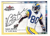 2000 Fleer Tradition Autographics Silver #19 Isaac Bruce