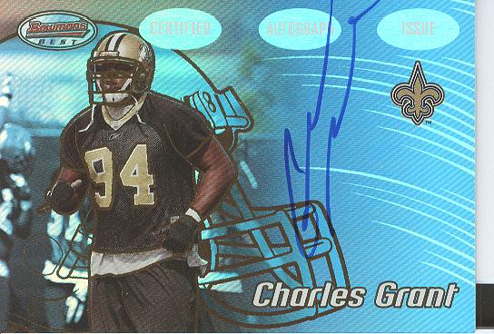 2002 Bowman's Best Gold #127 Charles Grant AU