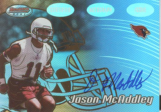 2002 Bowman's Best Gold #138 Jason McAddley AU