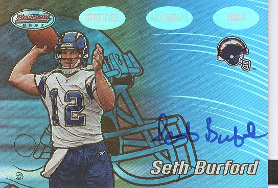 2002 Bowman's Best Gold #163 Seth Burford AU