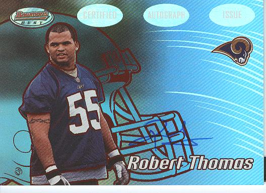 2002 Bowman's Best Red #119 Robert Thomas AU