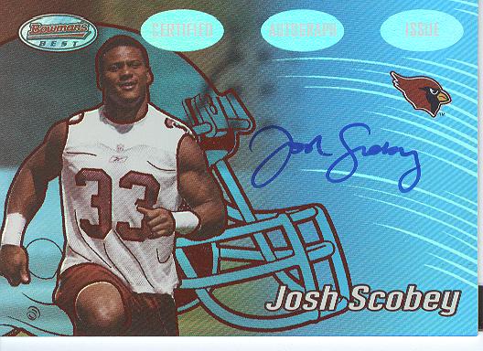 2002 Bowman's Best Red #143 Josh Scobey AU