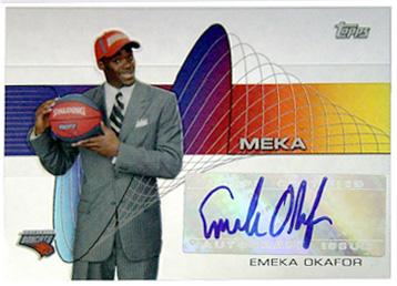 2004-05 Topps Chrome Autographs #EO Emeka Okafor A