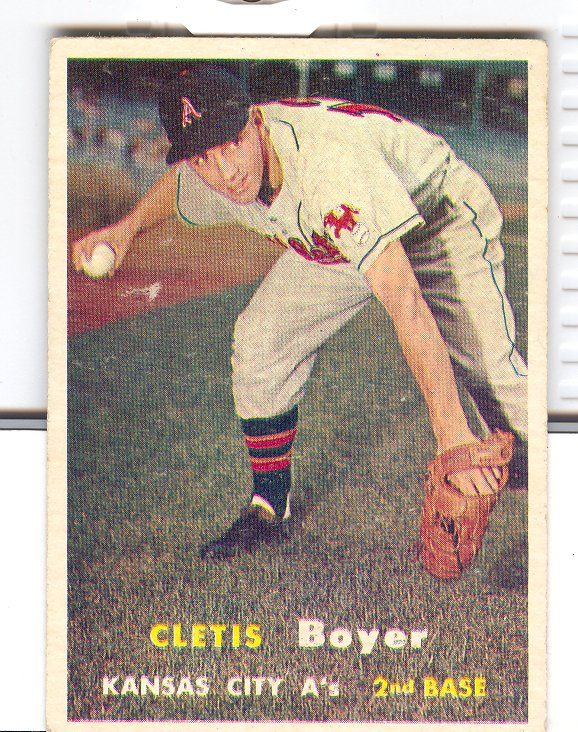 1957 Topps #121 Clete Boyer RC