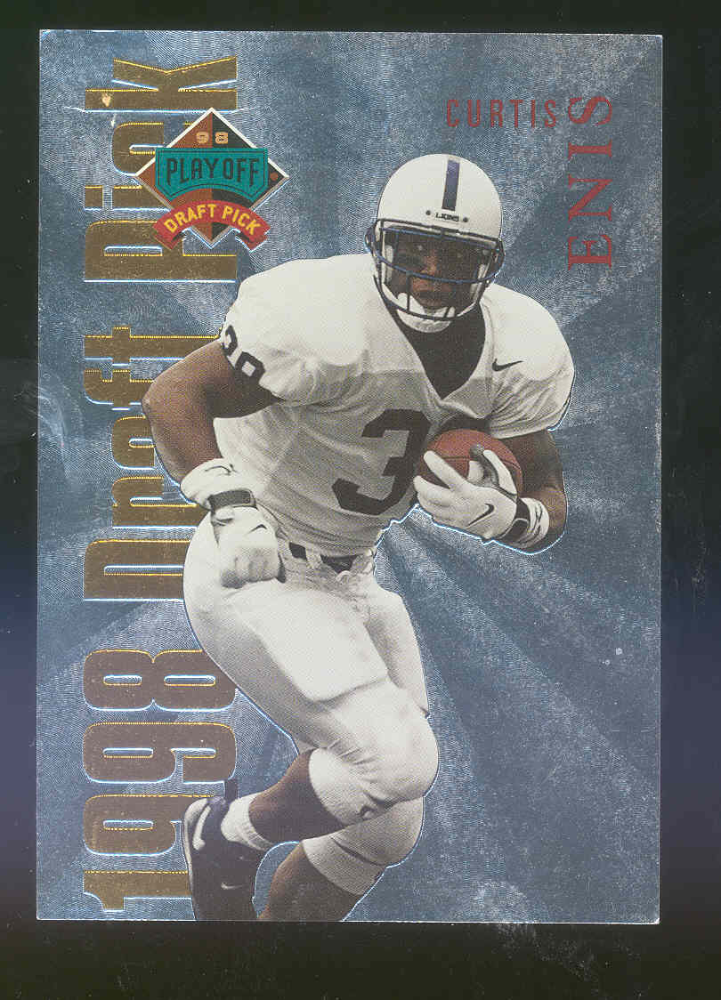 1998 Playoff Prestige Draft Picks Silver Jumbos #5 Curtis Enis