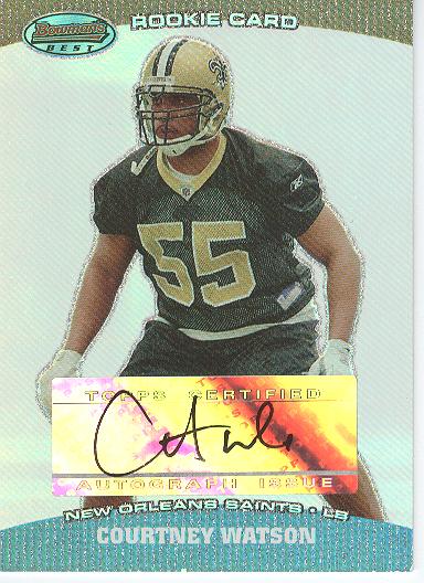2004 Bowman's Best #172 Courtney Watson AU RC