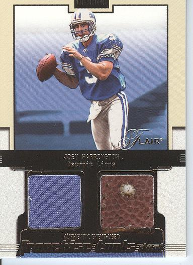2002 Flair Franchise Tools Memorabilia #9 Joey Harrington SP/200*
