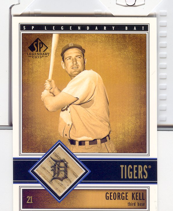 2002 SP Legendary Cuts Game Bat #BGKE George Kell