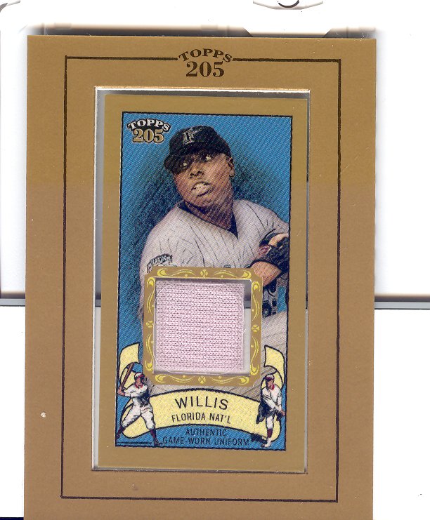 2003 Topps 205 Relics #DW Dontrelle Willis Uni B2