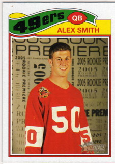 2005 Topps Heritage #55B Alex Smith QB TBJ SP
