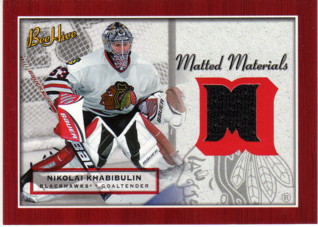 2005-06 Beehive Matted Materials #MMNK Nikolai Khabibulin