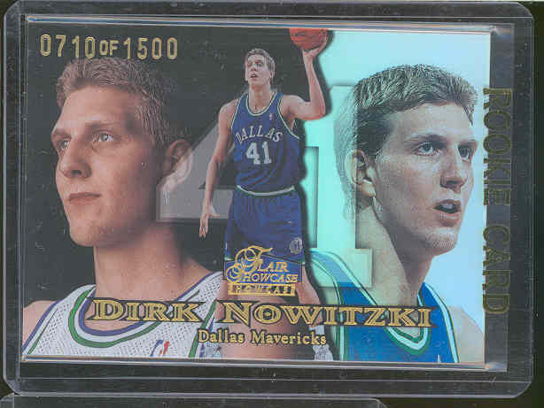 1998-99 Flair Showcase Row 1 #16 Dirk Nowitzki