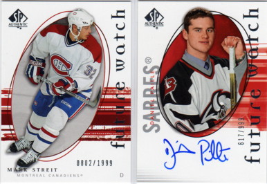 2005-06 SP Authentic #198 Daniel Paille AU RC