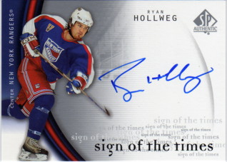 2005-06 SP Authentic Sign of the Times #RH Ryan Hollweg
