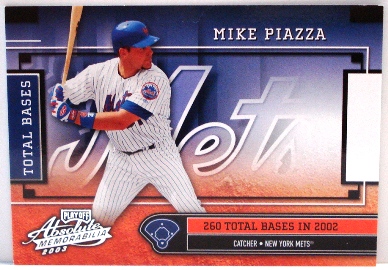 2003 Absolute Memorabilia Total Bases #28 Mike Piazza
