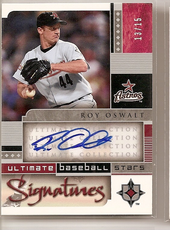 2005 Ultimate Collection Baseball Stars Signatures #RO Roy Oswalt/15