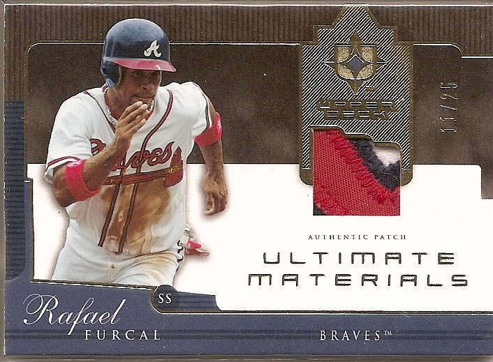 2005 Ultimate Collection Materials Patch #RF Rafael Furcal/25