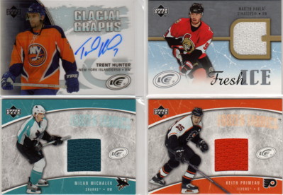 2005-06 Upper Deck Ice Frozen Fabrics #FFMM Milan Michalek