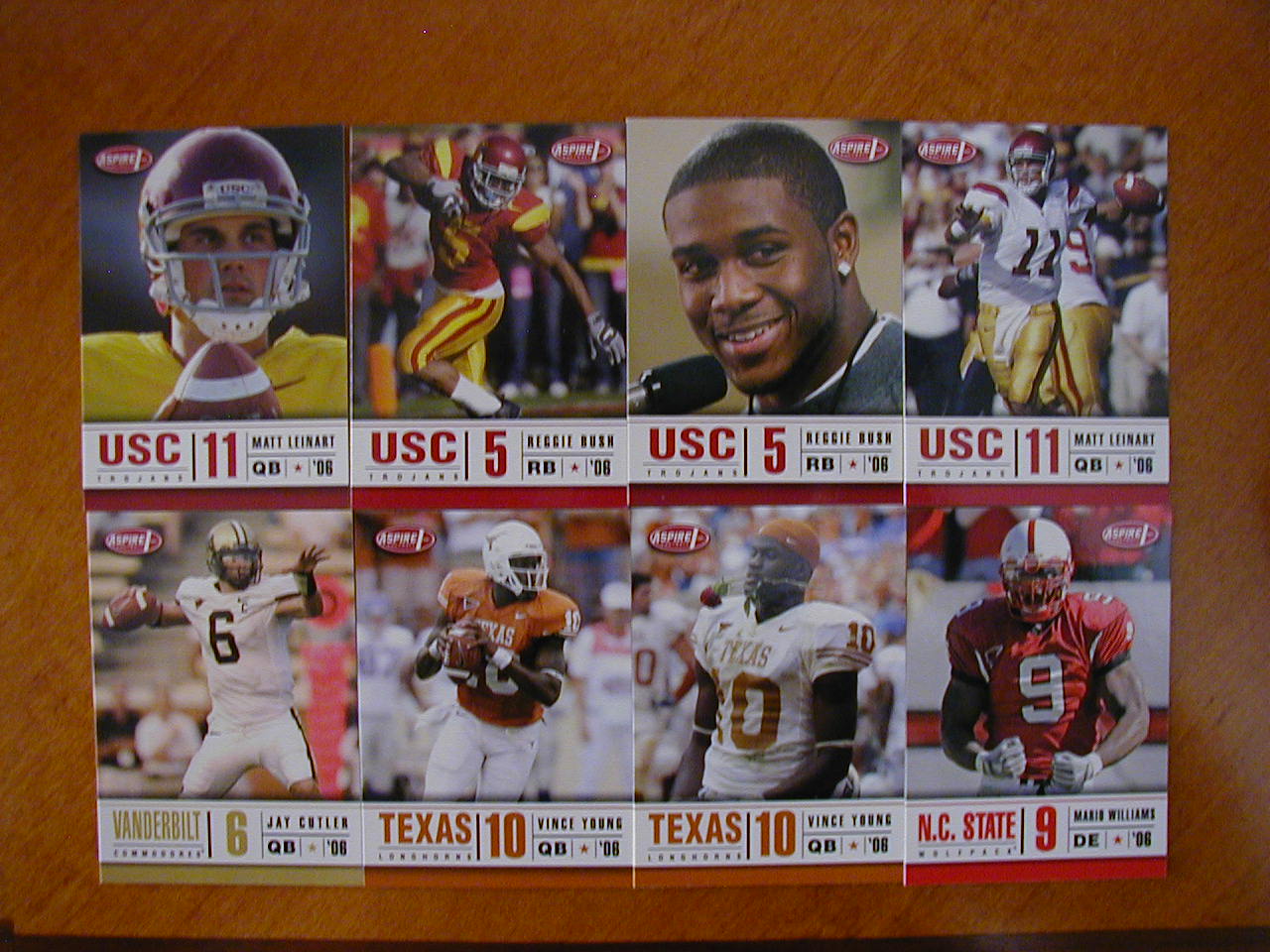 2006 Sage Aspire Football 36 Card Set