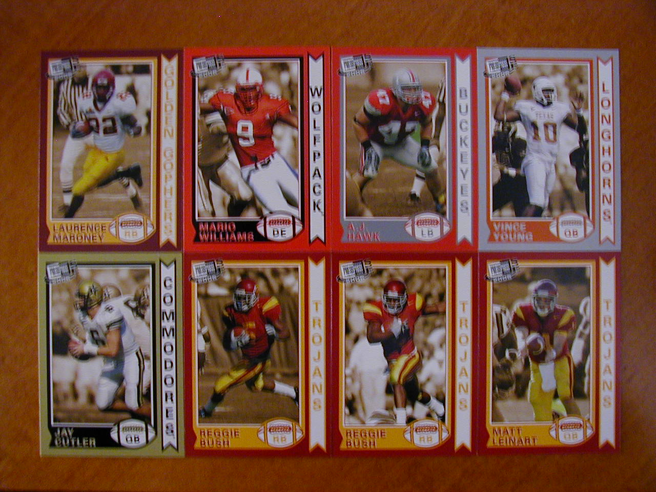 2006 Press Pass SE Old School Football 27 Card Insert Set