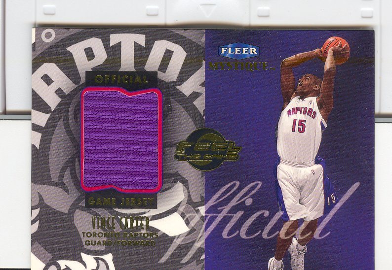 1999-00 Fleer Mystique Feel the Game #1 Vince Carter