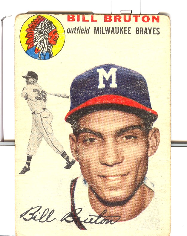 1954 Topps #109 Bill Bruton