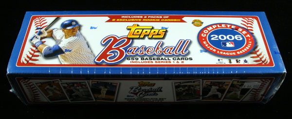 2006 Topps Hobby Baseball Complete Factory Sealed Holiday Edition Set (659 Cards) (Colorful Box) front image