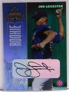 2003 Donruss Champions Autographs #282 John Leicester/480