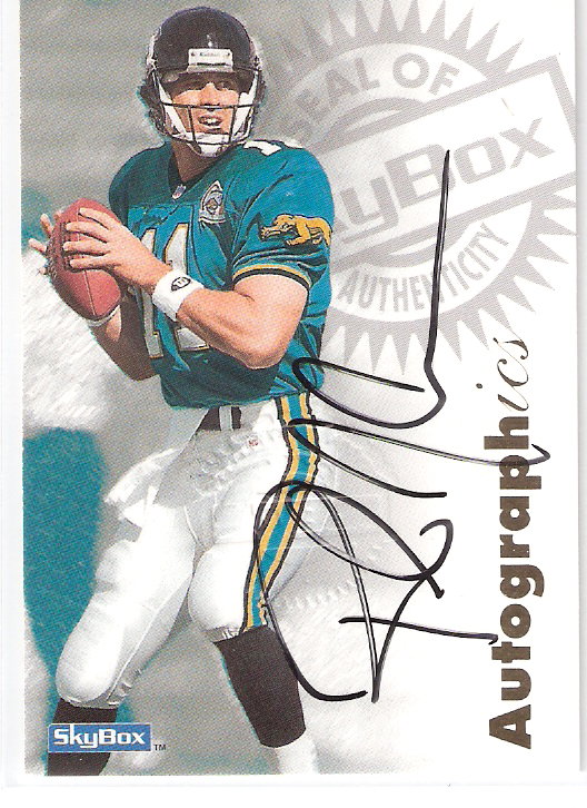1997 SkyBox Premium Autographics #32 Rob Johnson EX/IM/S