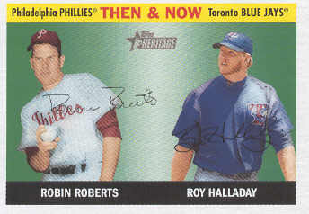 2004 Topps Heritage Then and Now #TN4 R.Roberts/R.Halladay