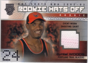 2002-03 Fleer Hot Shots #178 Qyntel Woods/350 RC