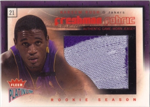 2002-03 Fleer Platinum Freshman Fabric #KR Kareem Rush