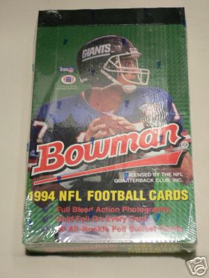 1994 Bowman Football Sealed Hobby Box