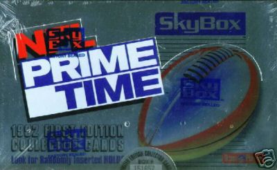 1992 Skybox NFL Prime Time Football Sealed Hobby Box