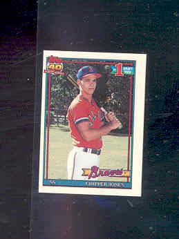 1991 Topps Micro #333 Chipper Jones RC
