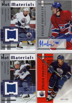 2005-06 Hot Prospects Hot Materials #HMBW Brad Winchester