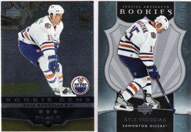 2005-06 Black Diamond #239 Kyle Brodziak RC