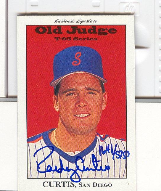 1995 Signature Rookies Old Judge Signatures #11 Randy Curtis