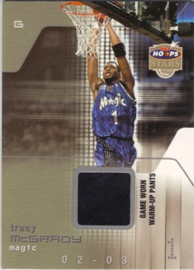 2002-03 Hoops Stars Superstars Game-Used #TM Tracy McGrady Pants