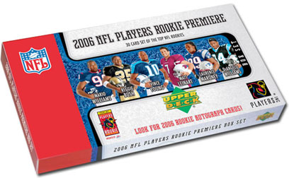 2006 Upper Deck Authenticated UDA NFL Football Rookie Premiere Factory Sealed Box Set With Reggie Bush , Vince Young , Matt Leinart & Many Others & Possible Randomly Inserted Autographs