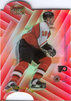 1998-99 Bowman's Best Mirror Image Fusion Refractors #F1 J.LeClair/B.Battaglia