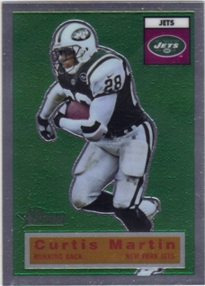 2001 Topps Heritage Retrofractor #31 Curtis Martin