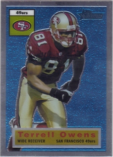 2001 Topps Heritage Retrofractor #39 Terrell Owens