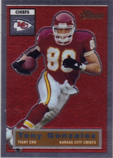 2001 Topps Heritage Retrofractor #52 Tony Gonzalez